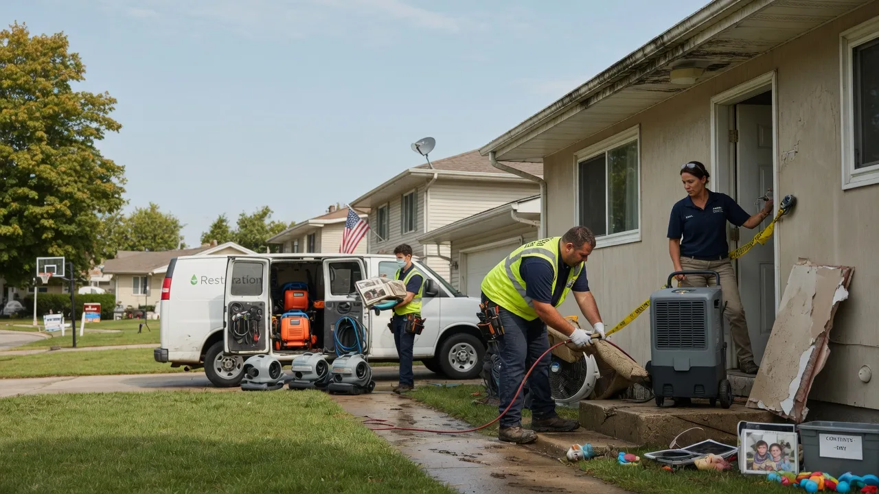 Water Damage Restoration in Orland Park, IL near me